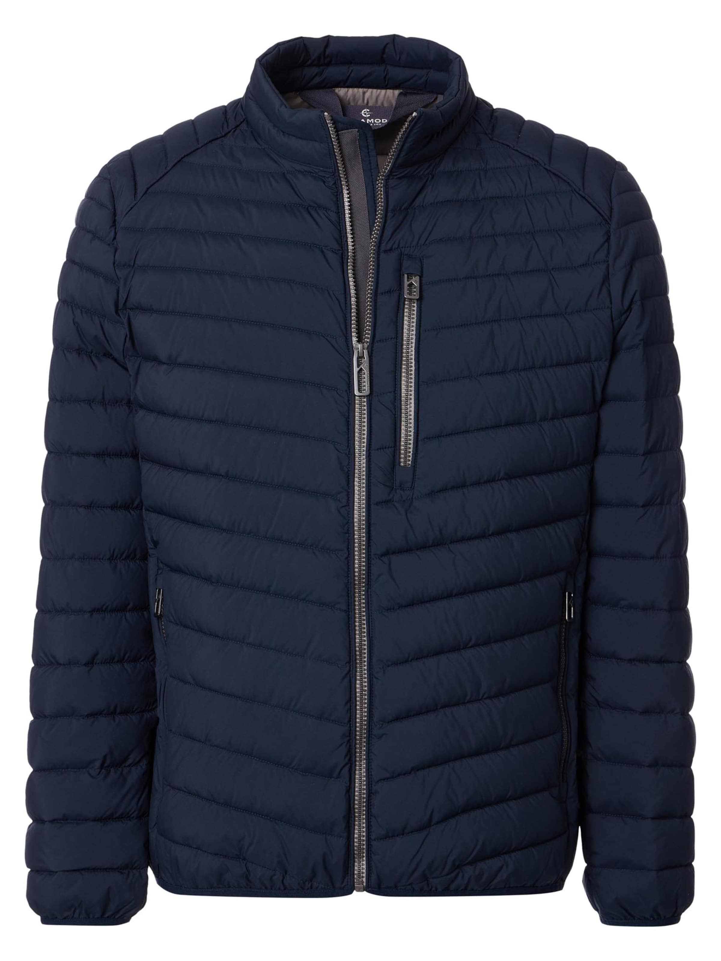 CASAMODA Between-Season Jacket 'Basic' in Blue: front