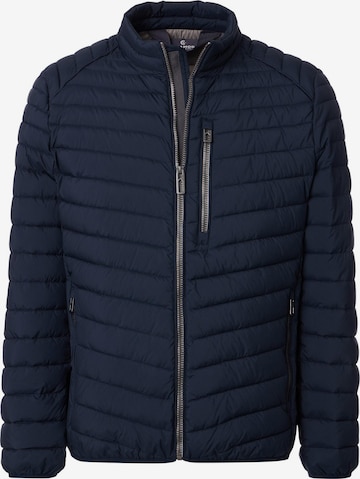 CASAMODA Between-Season Jacket 'Basic' in Blue: front