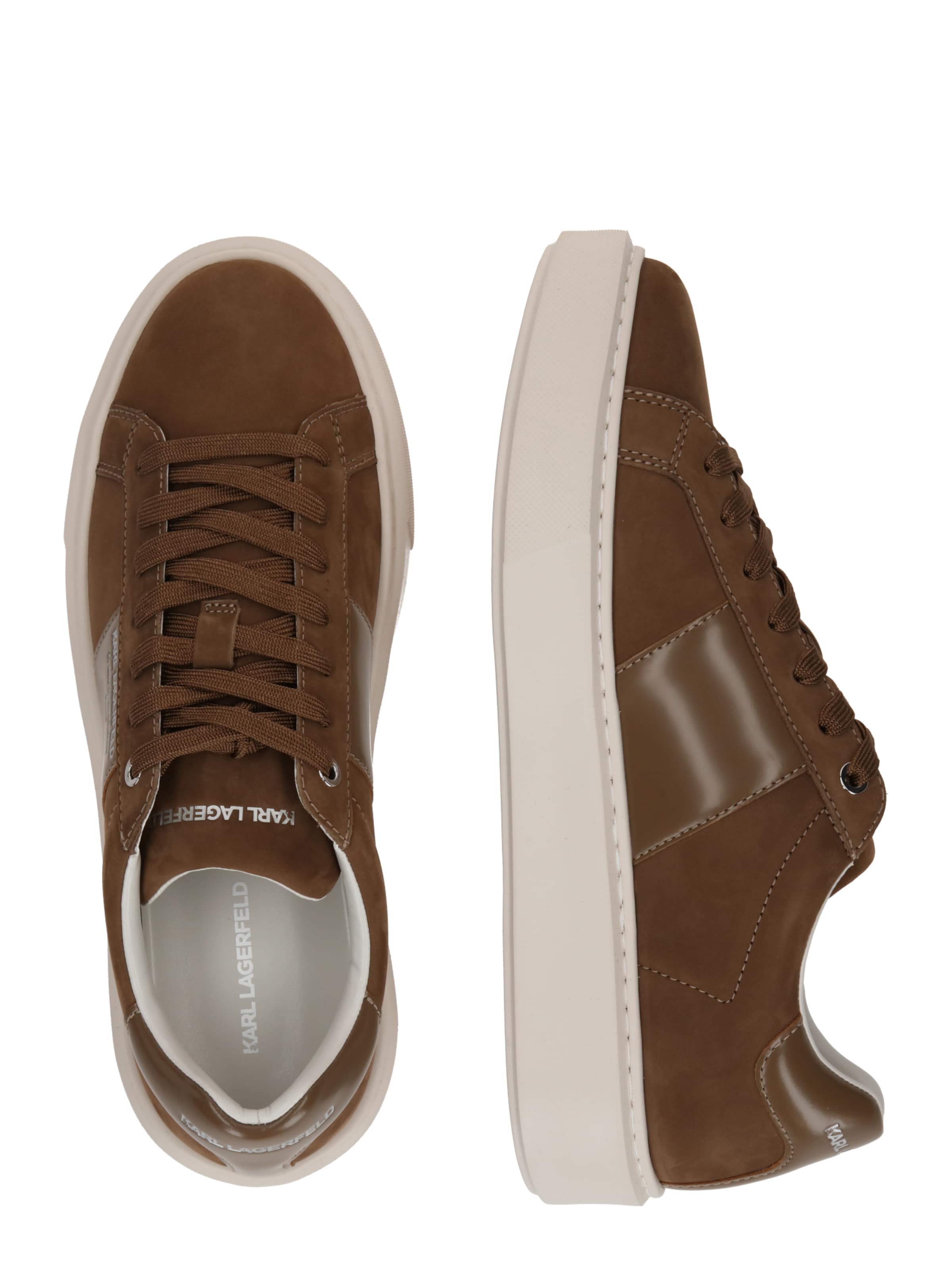 Karl Lagerfeld Sneaker 'MAXI KUP' in Braun
