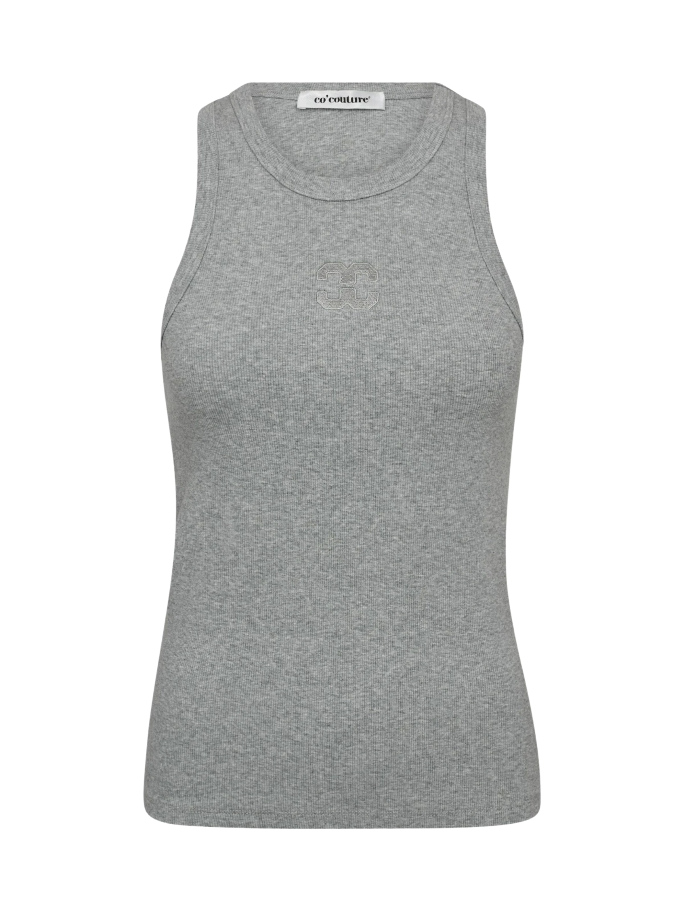 co'couture Top 'Sahara' in Grey: front