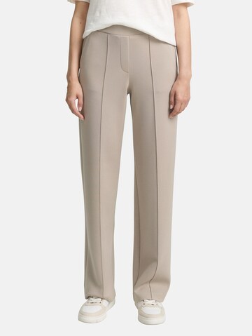 TOM TAILOR Loosefit Broek in Beige