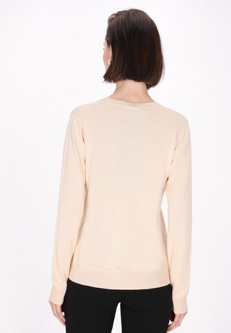 usha BLACK LABEL Knit cardigan in Beige