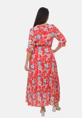 Elara Kjole i rød