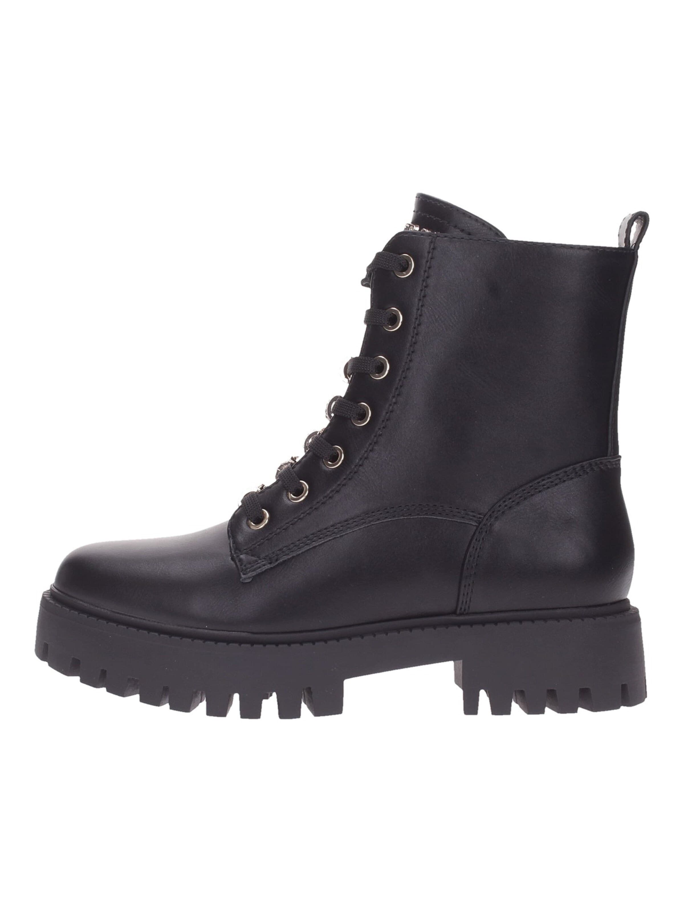 Boots 'Anfibio' di GUESS in nero: frontale