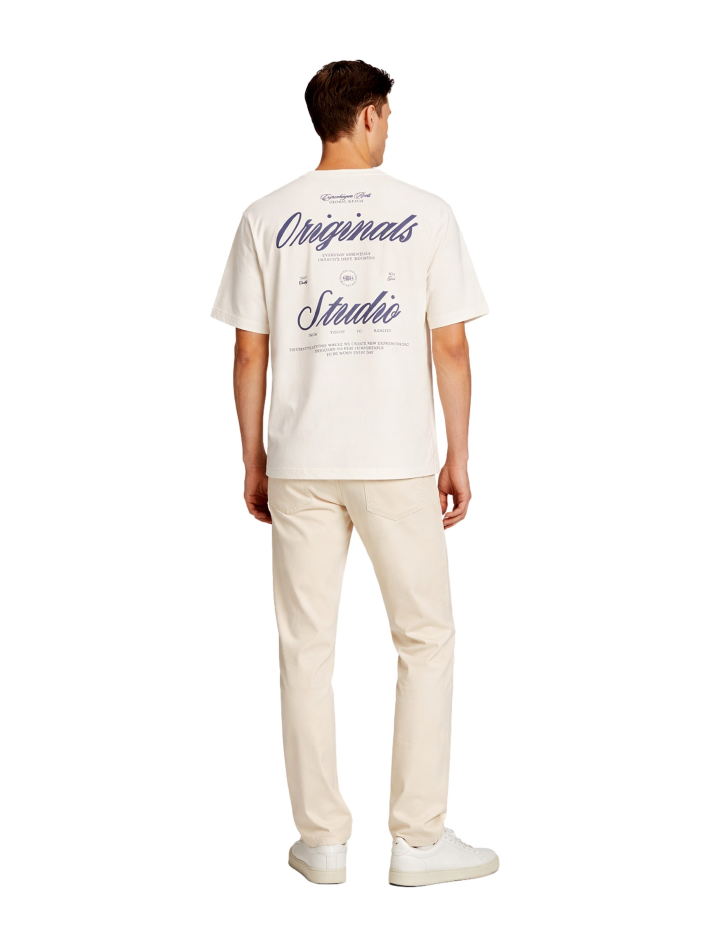 Maglietta 'Norrebro' di JACK & JONES in beige