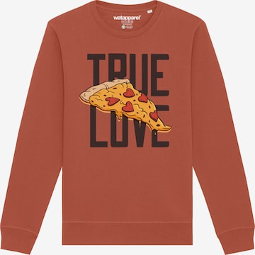 Sweat-shirt 'True Love' Watapparel en marron : devant