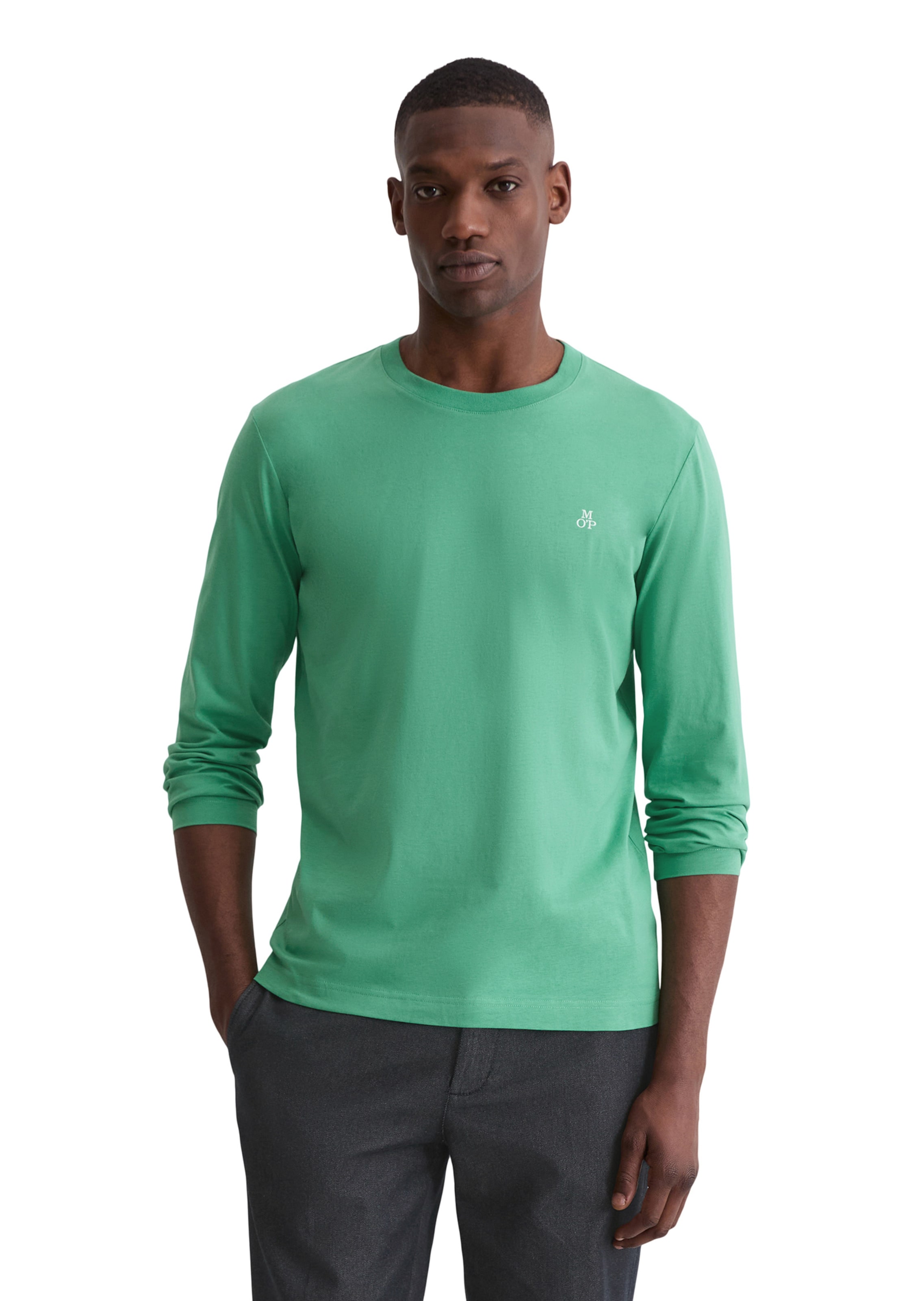 Marc O'Polo Футболка в Зеленый: спереди