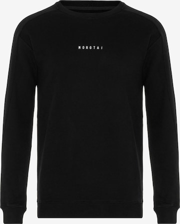 MOROTAI Sportovní mikina – černá: přední strana
