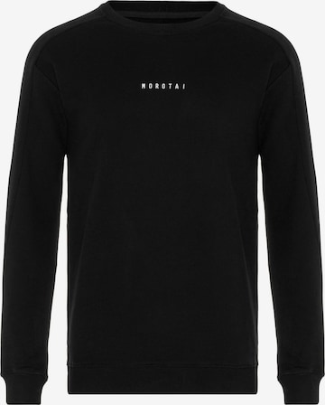 MOROTAI Sweatshirt in Black: front