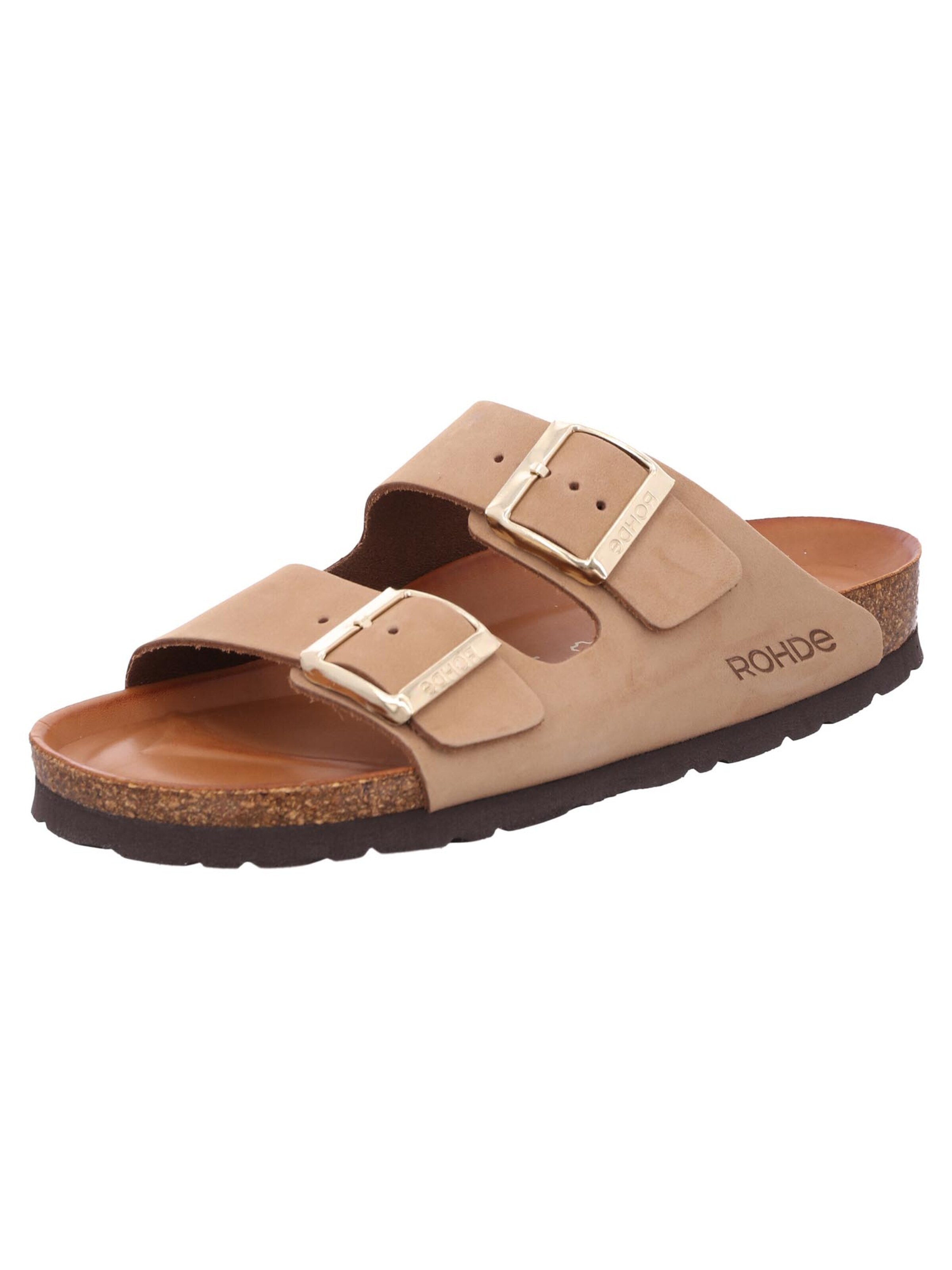 ROHDE Mules 'Alba' in Beige: front