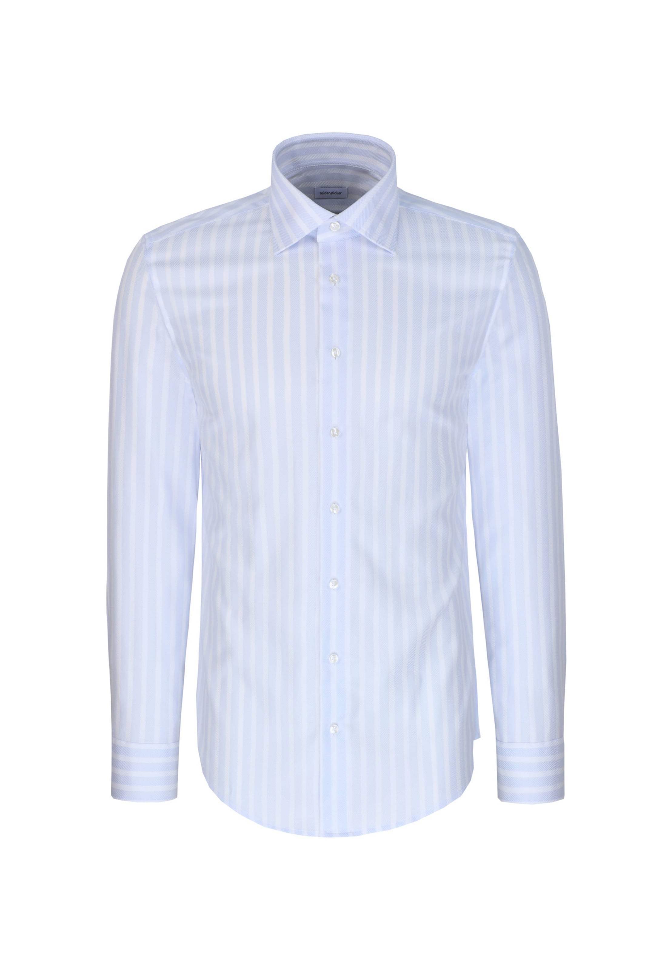 SEIDENSTICKER Slim Fit Hemd in Blau: Vorderseite