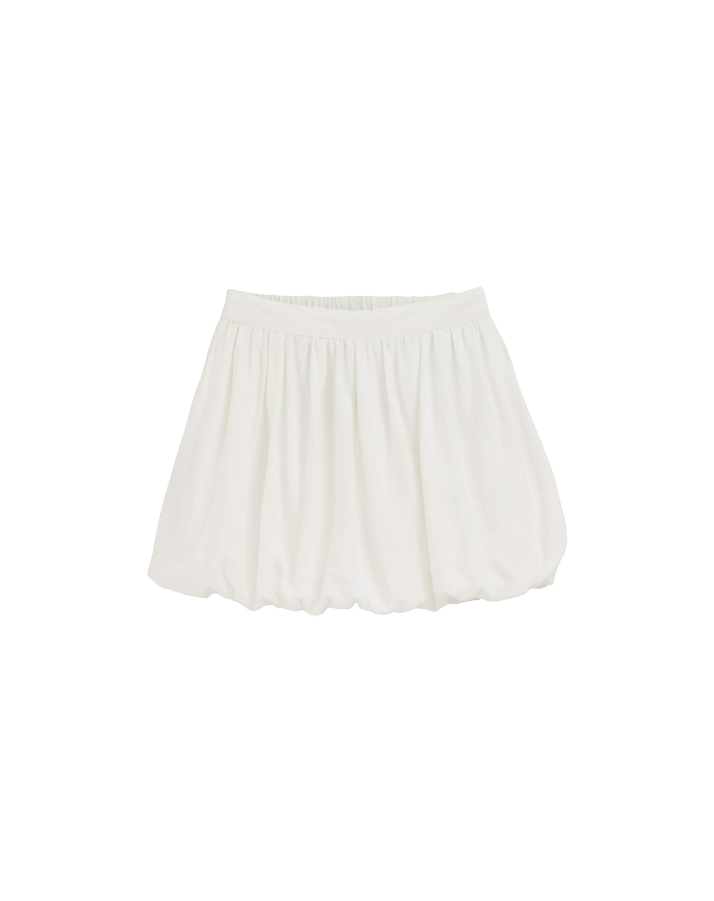 WE Fashion Юбка в Бежевый: спереди