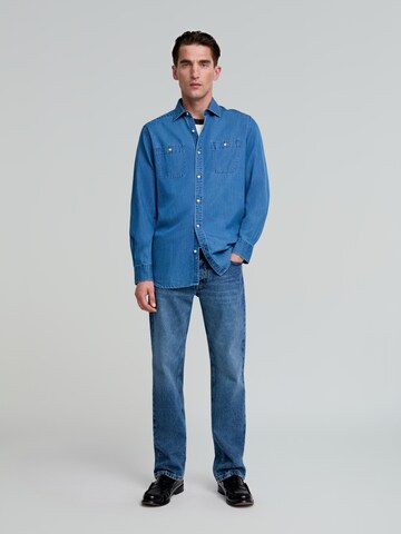 Coupe regular Chemise Scalpers en bleu