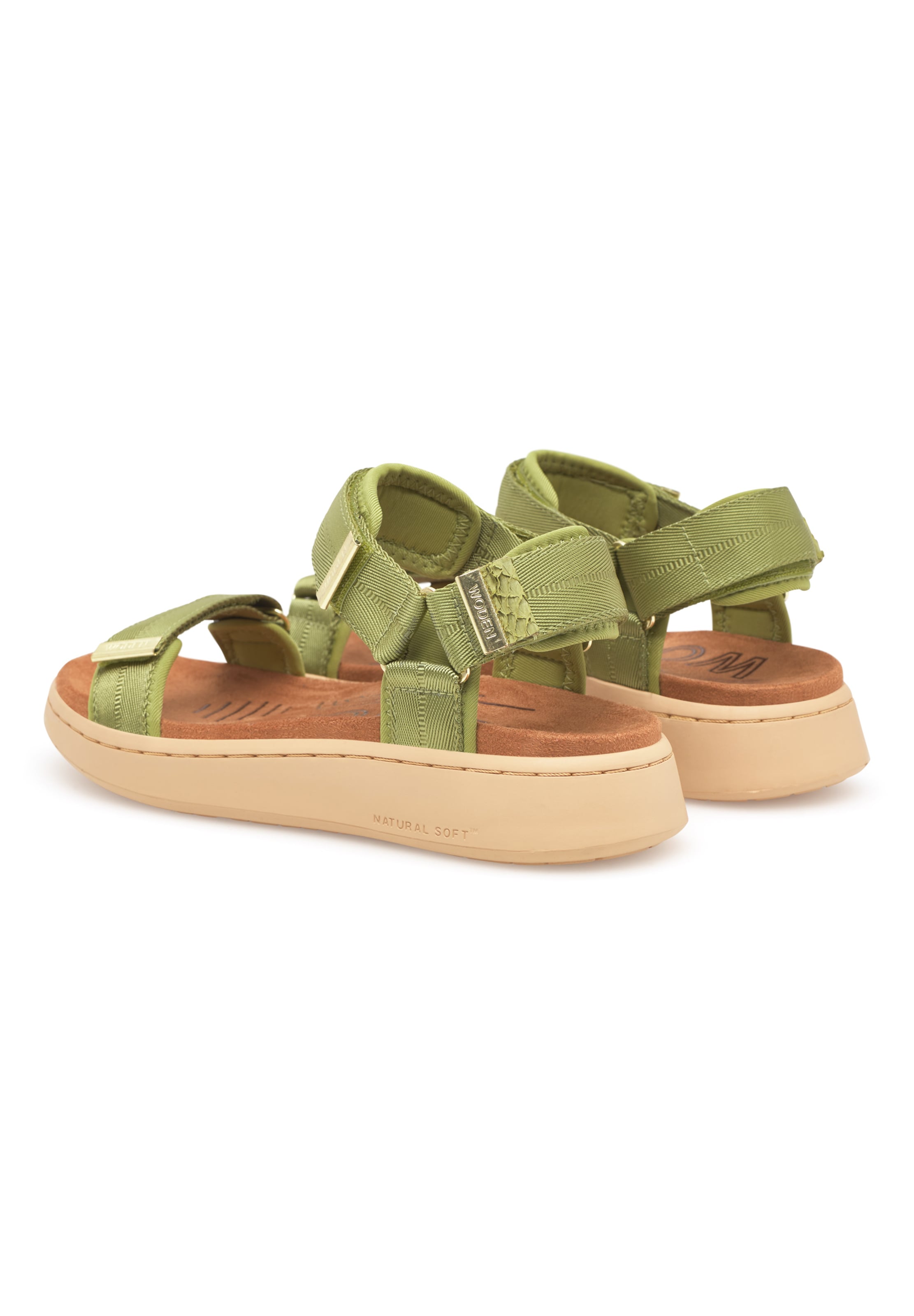 WODEN Sandals 'Line' in Green