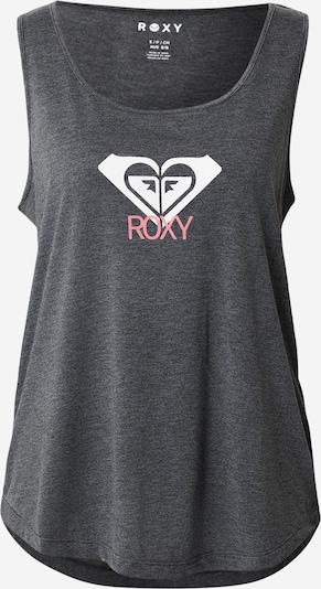 ROXY Sportski top 'SURFCLASSIC' u tamo siva / svijetloroza / prljavo bijela, Pregled proizvoda