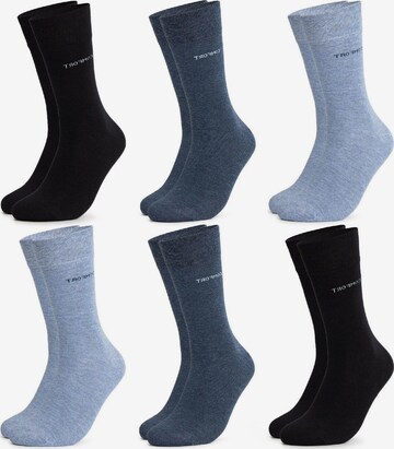 Occulto Sokken 'Komfort Socks' in Blauw: voorkant