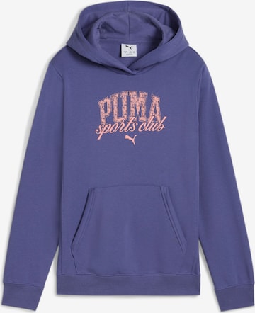PUMA Sweatshirt 'Classics' in Blue: front