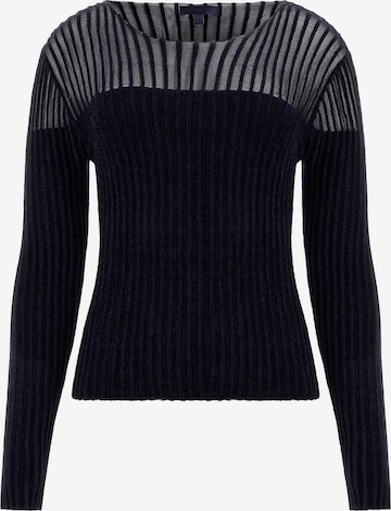 GUESS Sweater 'Chenille' in Blue: front