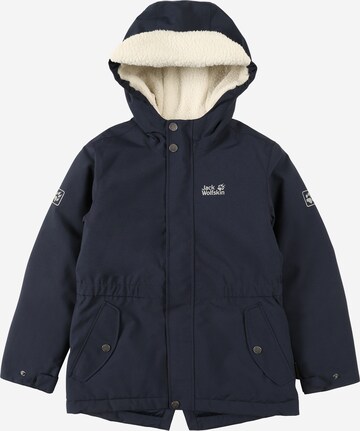 JACK WOLFSKIN Outdoor jacket 'Cosy Bear' in Blue: front