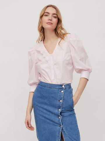 Camicia da donna di VILA in rosa: frontale