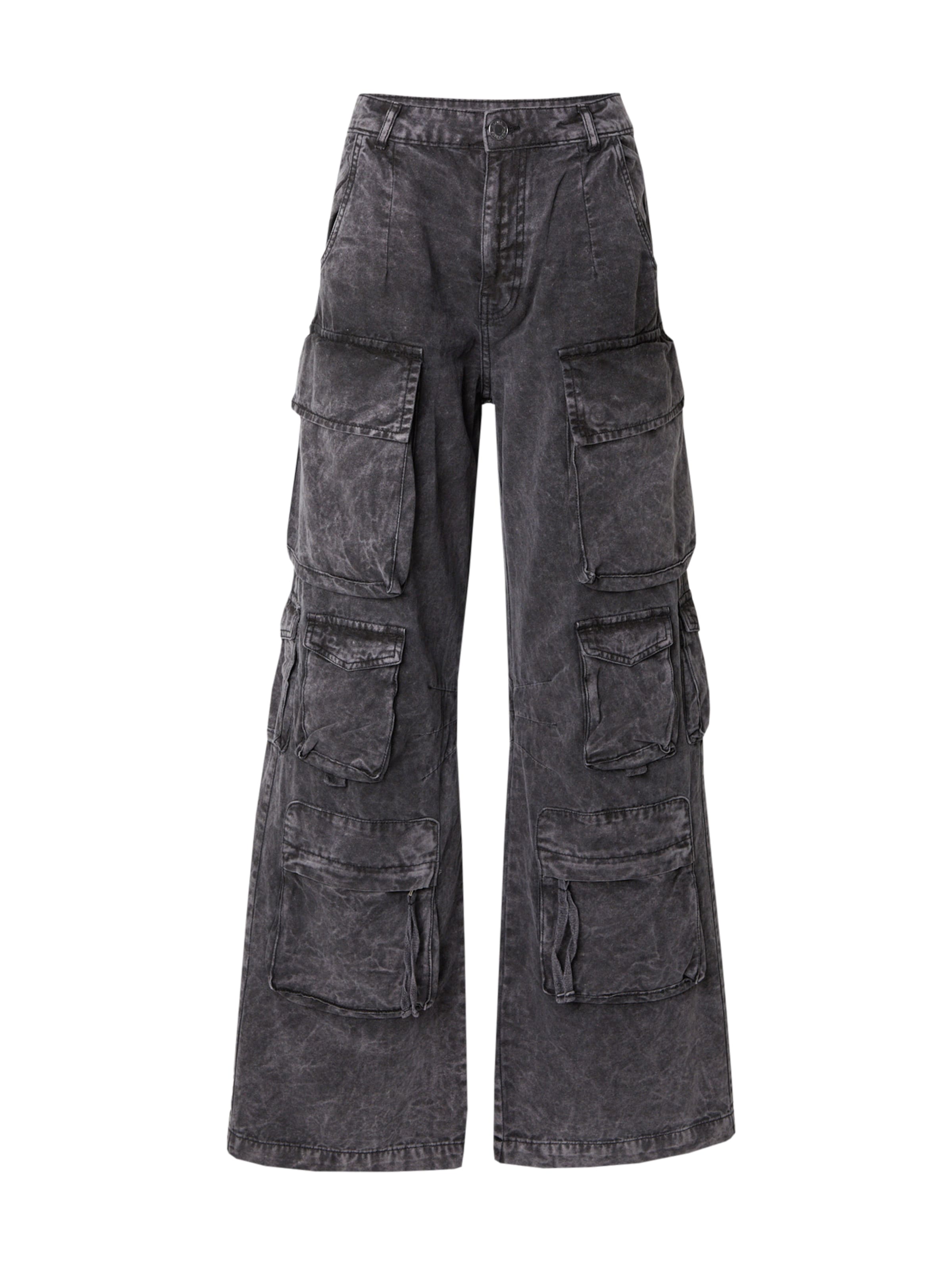 ALPHA INDUSTRIES Gargohousut värissä musta: etupuoli