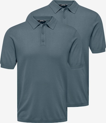 Only & Sons Shirt 'Wyler' in Blue: front