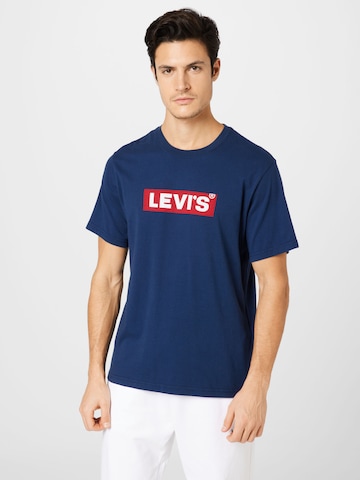 zils LEVI'S ® T-Krekls 'Relaxed Fit Tee': no priekšpuses