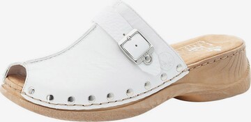 Rieker Clogs in White: front