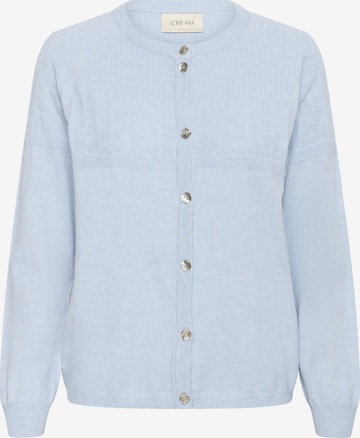 Cream Gebreid vest 'CRDela' in Blauw: voorkant