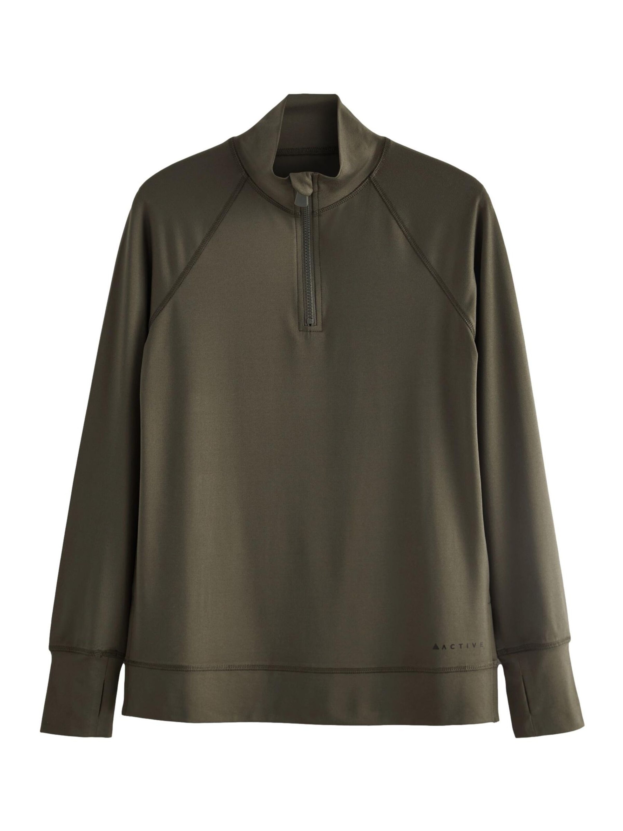 Sweat-shirt Next en vert : devant