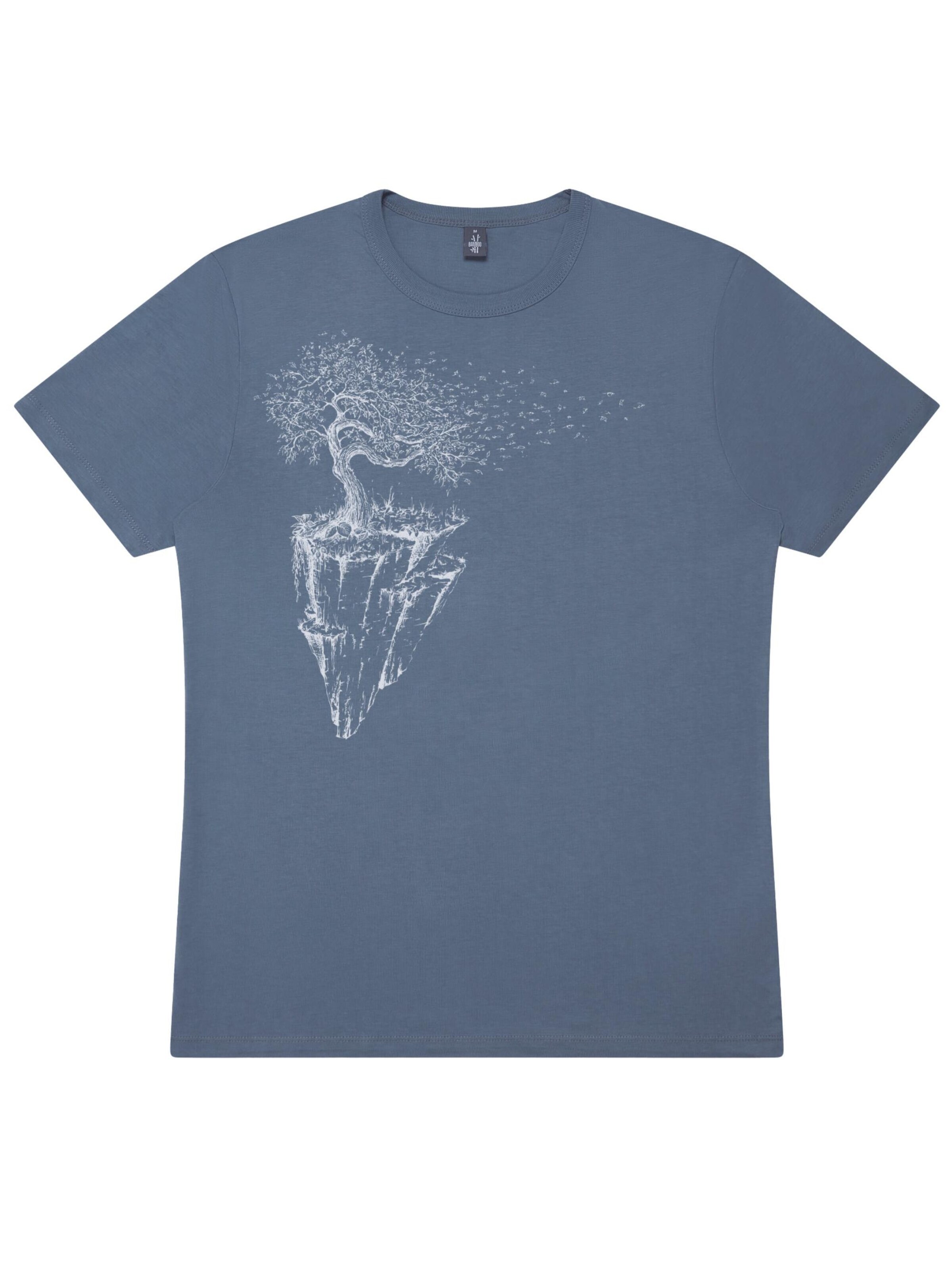 Life-Tree Shirt 'Fairwear Bambus Maple Island' in Purple: front
