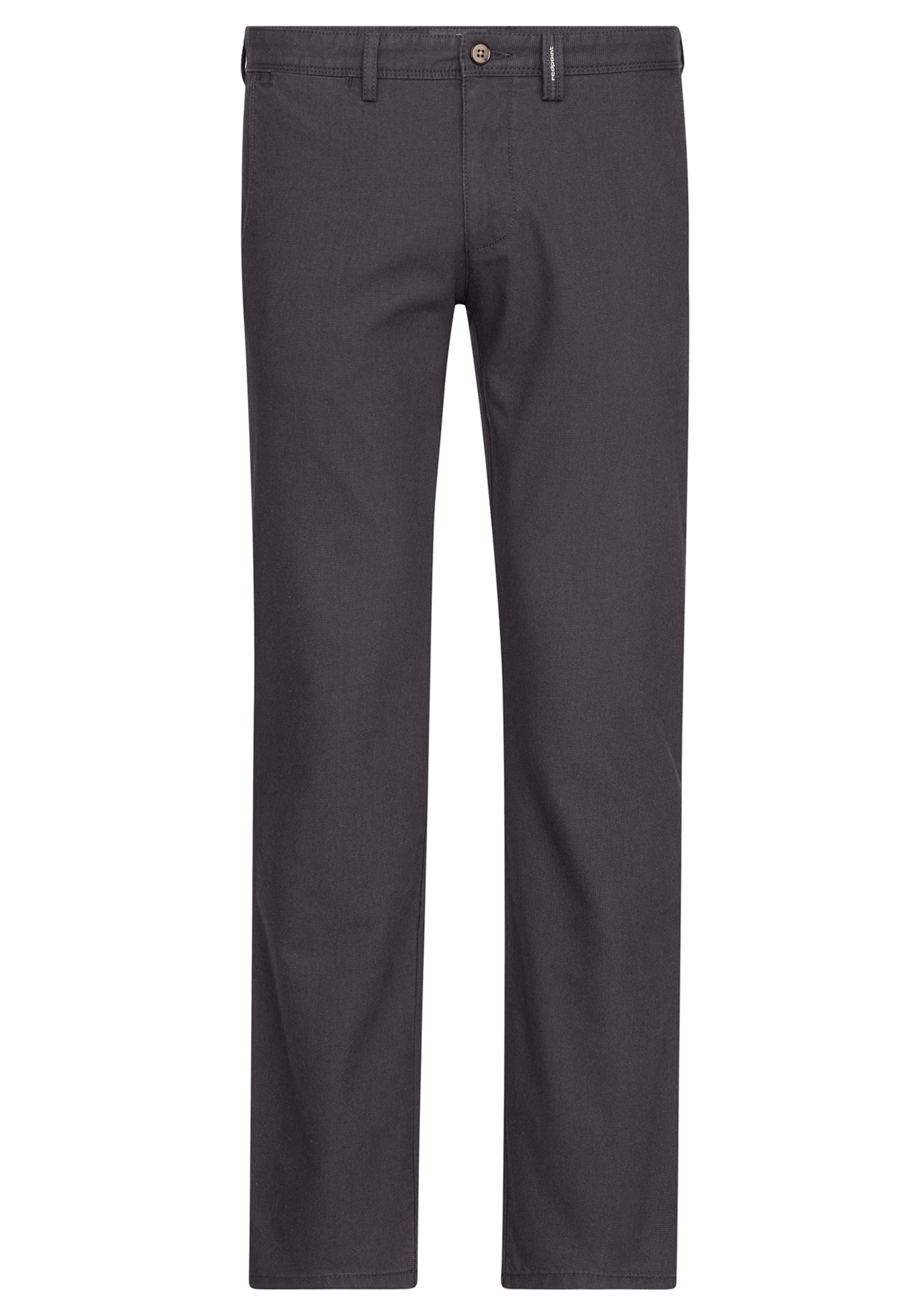REDPOINT Slimfit Chinohose in Grau: Vorderseite