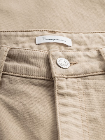 KnowledgeCotton Apparel Regular Jeans 'Stella' in Braun