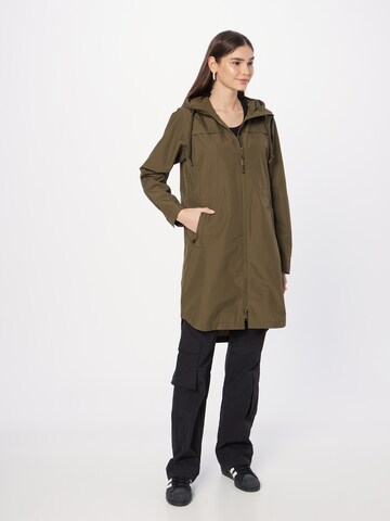 Manteau fonctionnel 'Belinka' Ragwear en vert : devant