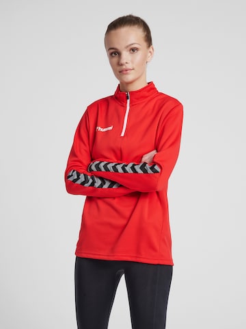 Hummel Sportief sweatshirt in Rood: voorkant