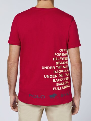 Polo Sylt Shirt in Red