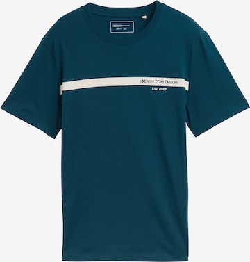 TOM TAILOR DENIM T-Shirt in Grün: Vorderseite