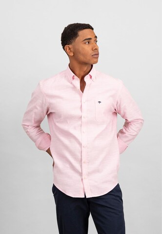 FYNCH-HATTON Regular fit Overhemd in Roze: voorkant