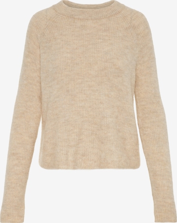 PIECES Sweater 'Ellen' in Beige: front