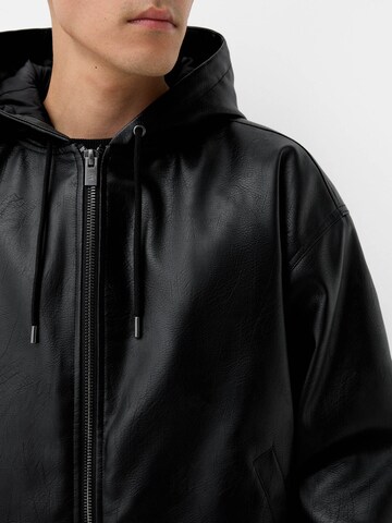 Veste mi-saison Bershka en noir