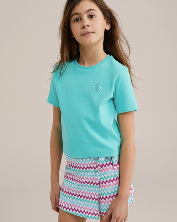 WE Fashion - Camiseta en verde: frente