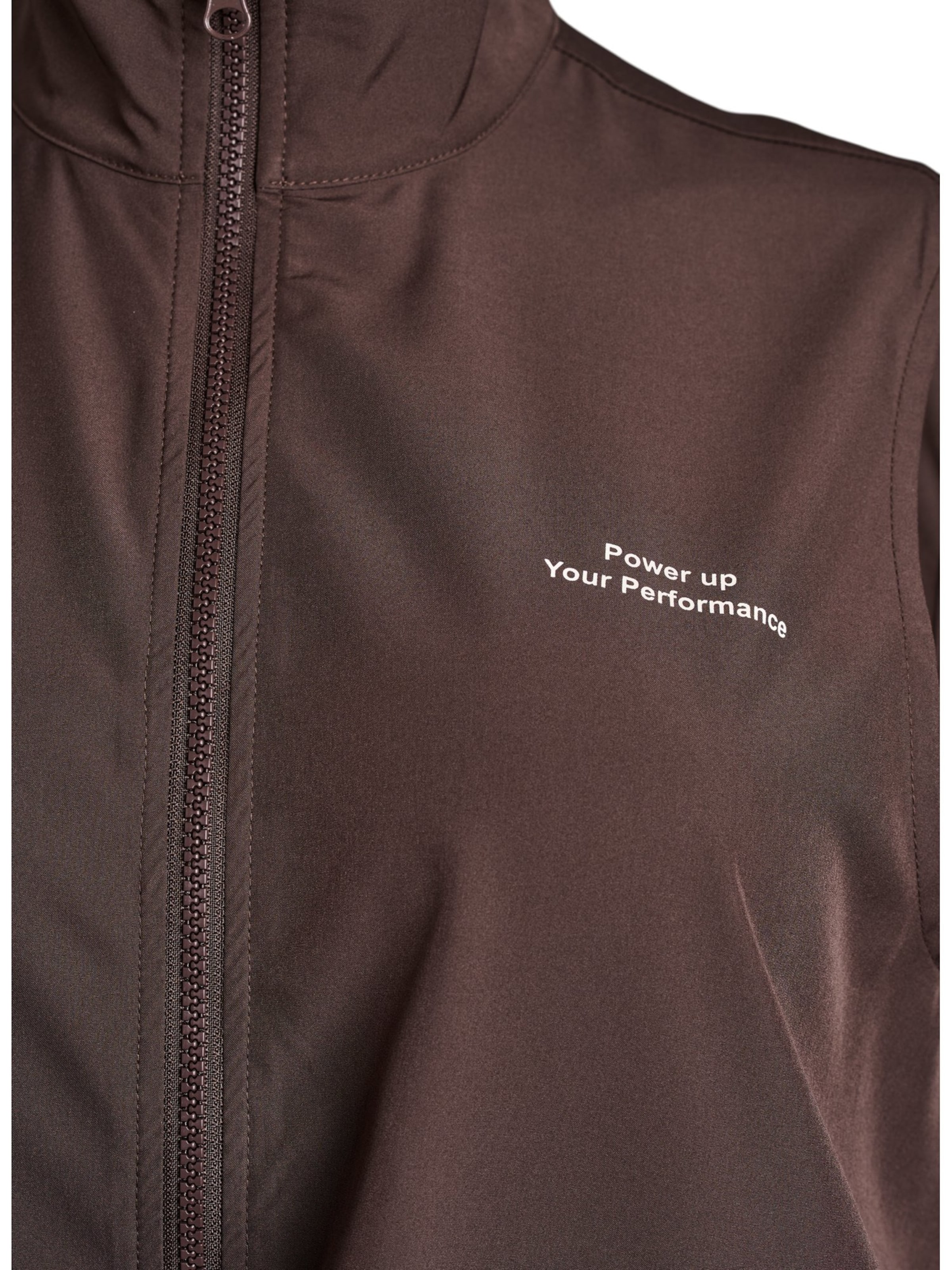 Gilet de sport 'Aclara' Active by Zizzi en marron