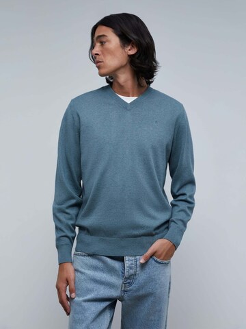 Pullover di Scalpers in blu: frontale