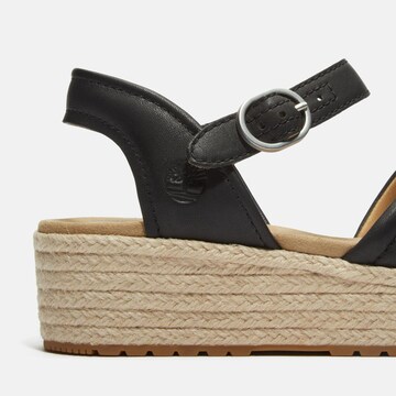 TIMBERLAND Sandale in Schwarz