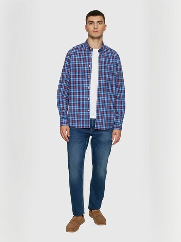 Signal - Ajuste regular Camisa ' GabrielSi ' en azul