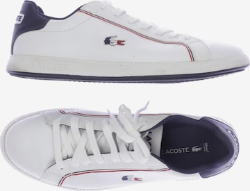 LACOSTE Sneakers & Trainers in 40,5 in White: front