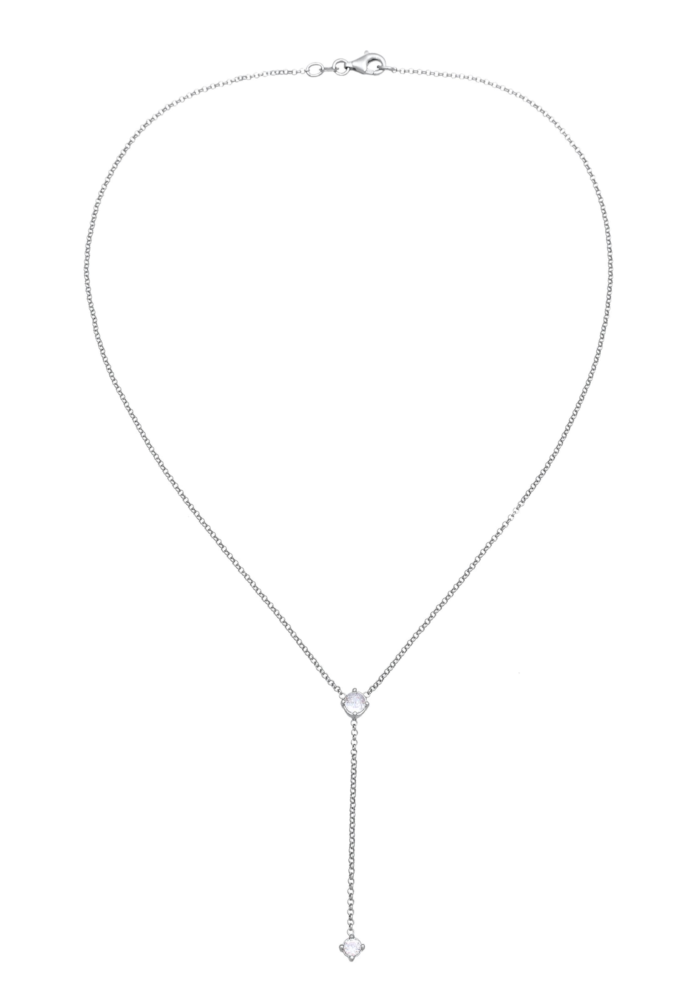 ELLI Ketting in Zilver: voorkant