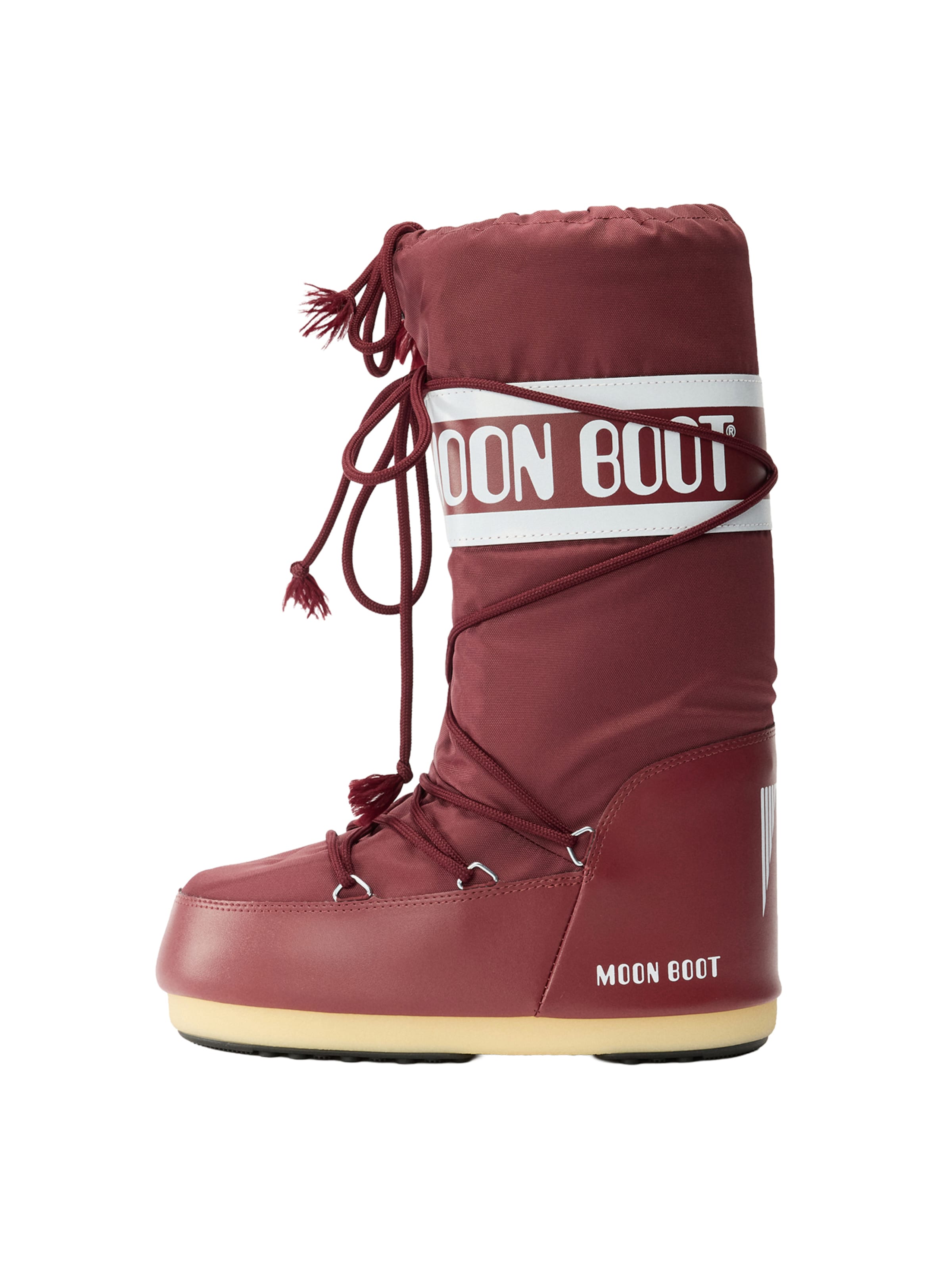 MOON BOOT - Bota de neve em vermelho: frente
