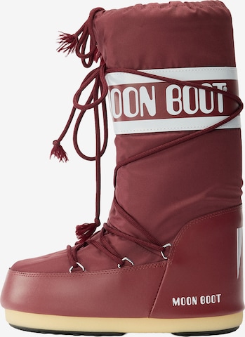 MOON BOOT Сноубутсы в Красный: спереди