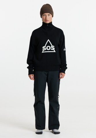Pull-over 'Tignes' SOS en noir